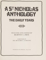 A St. Nicholas anthology : the early years /