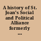 A history of St. Joan's Social and Political Alliance formerly The Catholic Women's Suffrage Society, 1911- 1961.