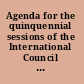 Agenda for the quinquennial sessions of the International Council of Women, to be held at Toronto, Canada, June, 1909