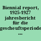 Biennial report, 1925-1927 jahresbericht für die gescheuftsperiode 1925-1927; rapport bisannuel, 1925-1927 /