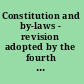 Constitution and by-laws - revision adopted by the fourth conference, Amsterdam, August 2nd, 1926