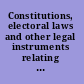 Constitutions, electoral laws and other legal instruments relating to the political rights of women report of the Secretary-General.