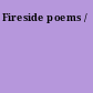 Fireside poems /