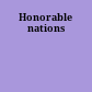 Honorable nations