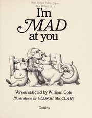 I'm mad at you : verses /