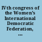 IVth congress of the Women's International Democratic Federation, Vienna, 1-5 June 1958 plenary session /