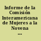 Informe de la Comisión Interamericana de Mujeres a la Novena Conferencia Internacional Americana,sobre derechos civiles y políticos de la mujer