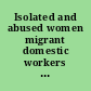 Isolated and abused women migrant domestic workers in Jordan denied their rights /