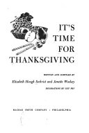 It's time for Thanksgiving /