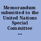 Memorandum submitted to the United Nations Special Committee on Palestine by W.I.Z.O. through its Palestine Executive