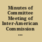 Minutes of Committee Meeting of Inter-American Commission of Women, held in the Pan American Union, Washington, D.C., June 25, 1938, 11 a.m