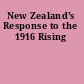 New Zealand's Response to the 1916 Rising