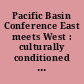 Pacific Basin Conference East meets West : culturally conditioned views of the role of women /