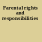 Parental rights and responsibilities