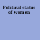 Political status of women