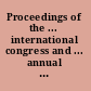 Proceedings of the ... international congress and ... annual meeting of the boards of directors