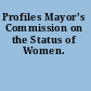 Profiles Mayor's Commission on the Status of Women.