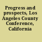 Progress and prospects, Los Angeles County Conference, California Women