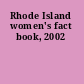Rhode Island women's fact book, 2002