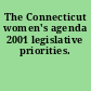 The Connecticut women's agenda 2001 legislative priorities.