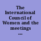 The International Council of Women and the meetings of the International Congress of Women in Berlin, 1904