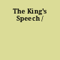 The King's Speech /