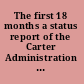 The first 18 months a status report of the Carter Administration action on International Women's Year resolutions.