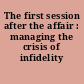 The first session after the affair : managing the crisis of infidelity /