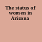 The status of women in Arizona