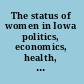 The status of women in Iowa politics, economics, health, rights, demographics /