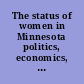 The status of women in Minnesota politics, economics, health, rights, demographics /