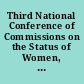 Third National Conference of Commissions on the Status of Women, preliminary agenda, June 1966