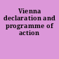 Vienna declaration and programme of action