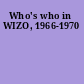 Who's who in WIZO, 1966-1970