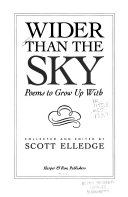 Wider than the sky : poems to grow up with /