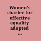 Women's charter for effective equality adopted at the National Convention convened by the Women's National Coalition, 25-27 February, 1994.