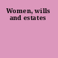 Women, wills and estates