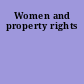 Women and property rights