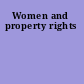 Women and property rights