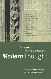 The New Fontana dictionary of modern thought /