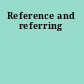 Reference and referring