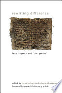 Rewriting difference Luce Irigaray and "the Greeks" /