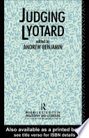 Judging Lyotard /