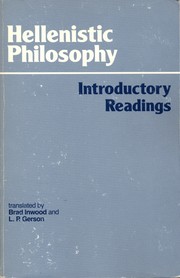 Hellenistic philosophy : introductory readings /