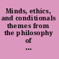 Minds, ethics, and conditionals themes from the philosophy of Frank Jackson /