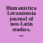 Humanistica Lovaniensia journal of neo-Latin studies. Vol. LVII - 2008 /