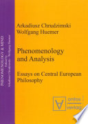 Phenomenology and analysis : essays on Central European philosophy /