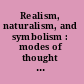 Realism, naturalism, and symbolism : modes of thought and expression in Europe, 1848-1914 /