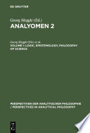 Analyomen 2. proceedings of the 2nd conference "Perspectives in analytical philosophy" /