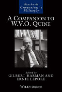 A Companion to W. V. O. Quine /